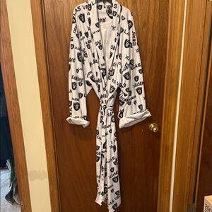 NFL Raiders Black and White Robe